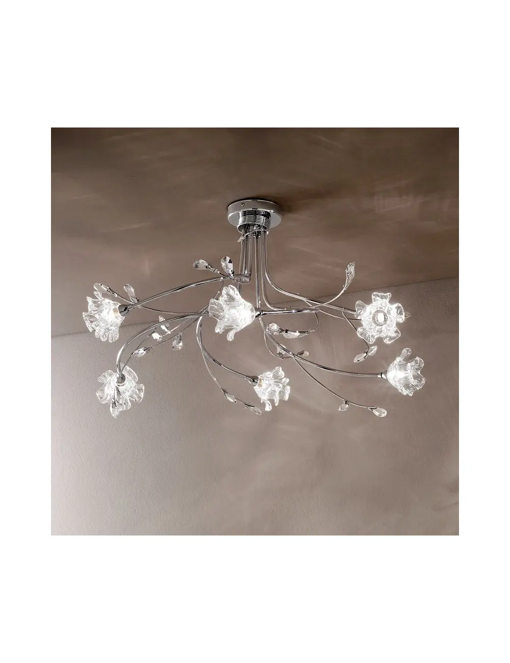 lampadario fiori vetro - Come riconoscere un lampadario Murano