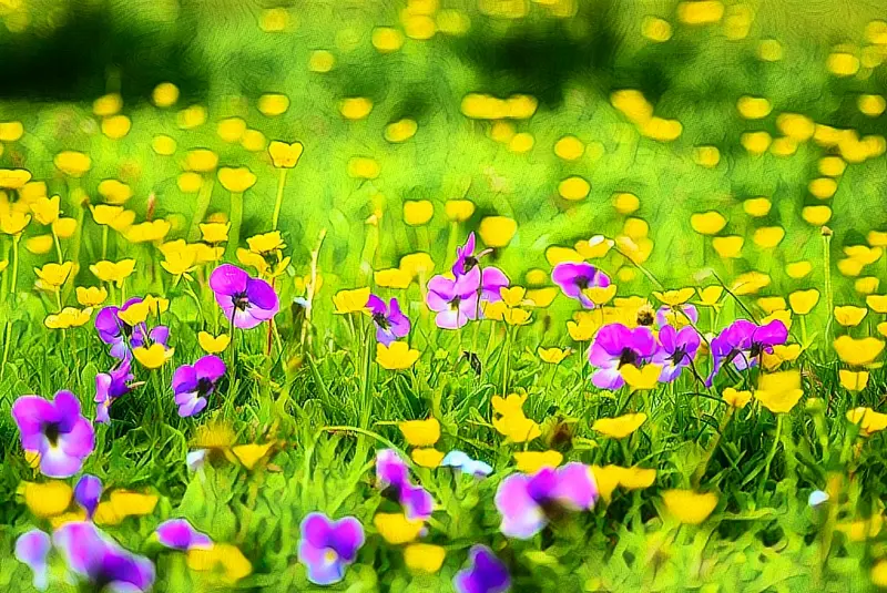 prato verde con fiori - Qual è la migliore erba da giardino