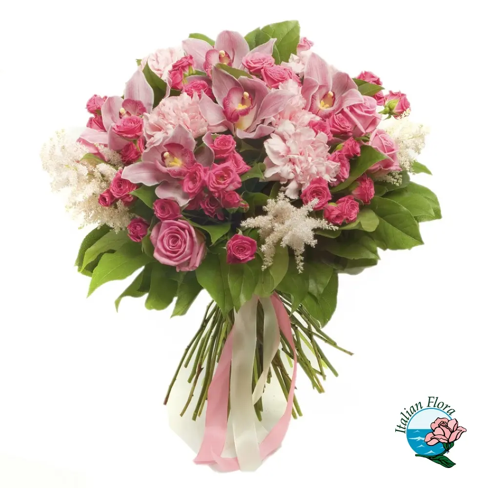 mazzo di fiori rosa - Quanto possono costare 50 rose